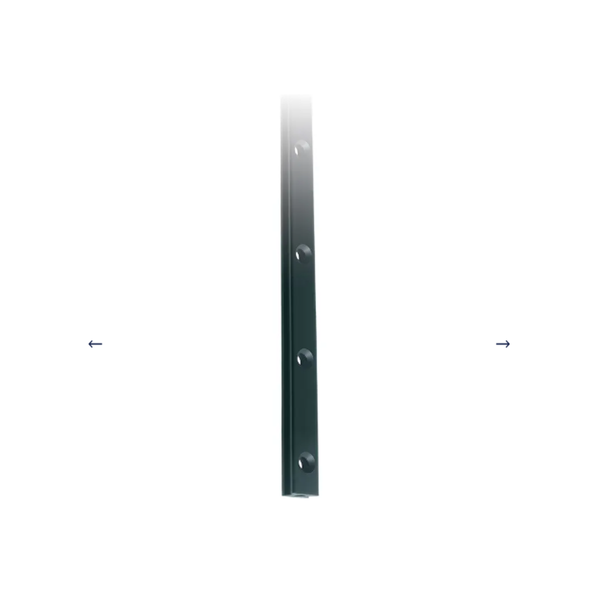 Ronstan S14 rail de mât, noir, 3025mm trous de fixation M4 à tête cylindrique