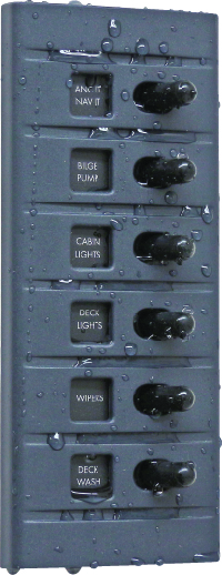 Plastimo tableau elect.etanche connex 6 interrupt