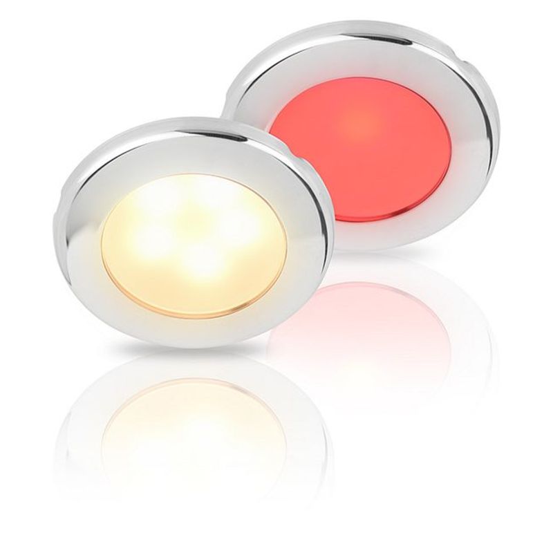 Hella EuroLED 75 Dual Colour, blanc chaud/ rouge, 12V