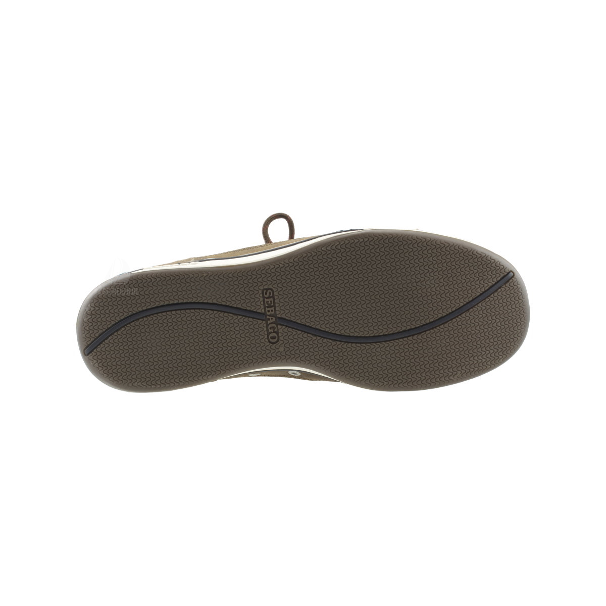 Sebago Triton Three-Eye chaussures bateau homme walnut leather, taille EU 45 (US 11)