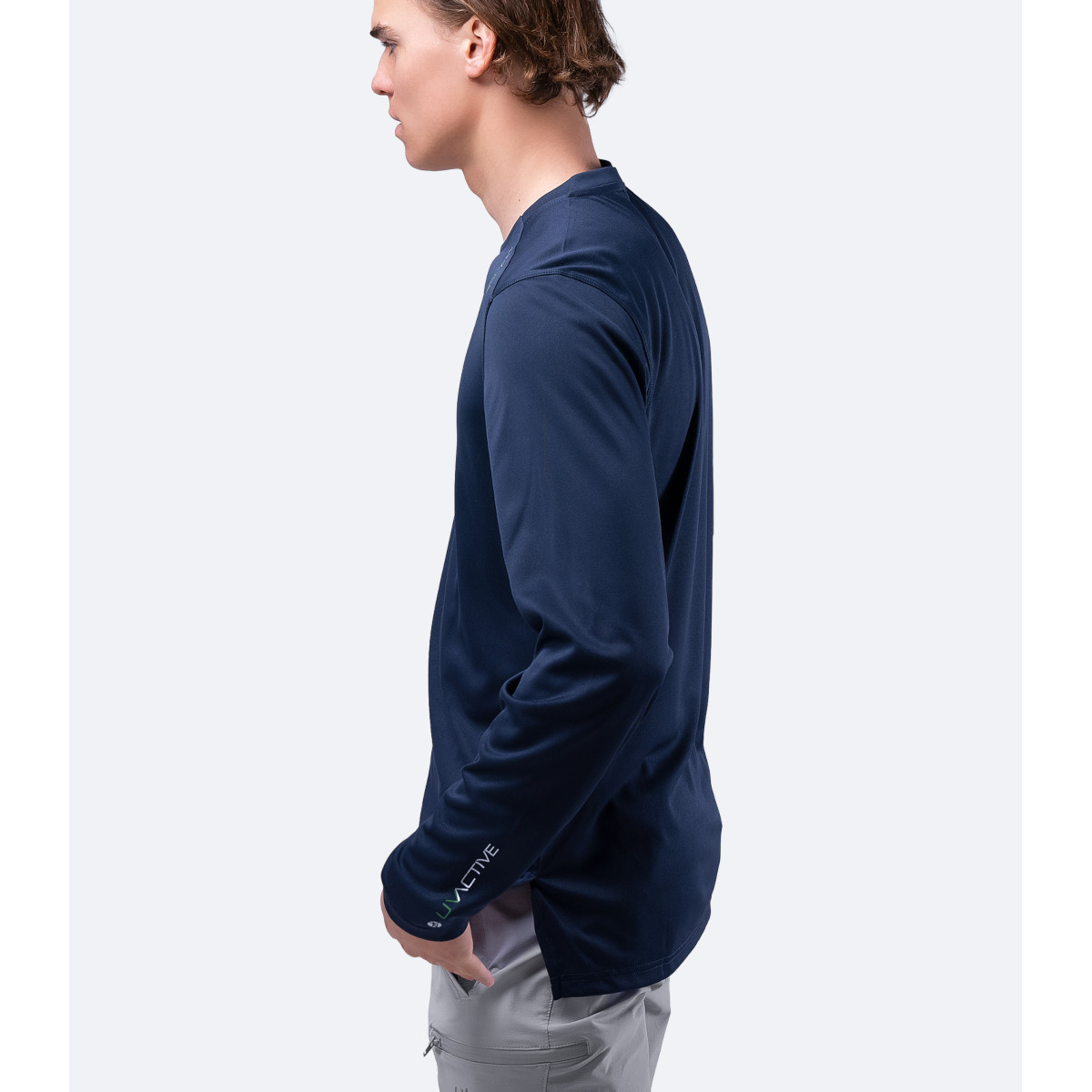 Zhik UVActive Haut à manches longues homme - Couleur bleu marine
