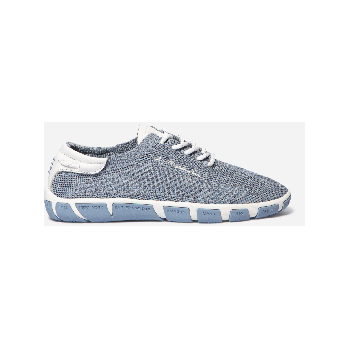 TBS Jazaria chaussure bateau femme gris-bleu, taille 38