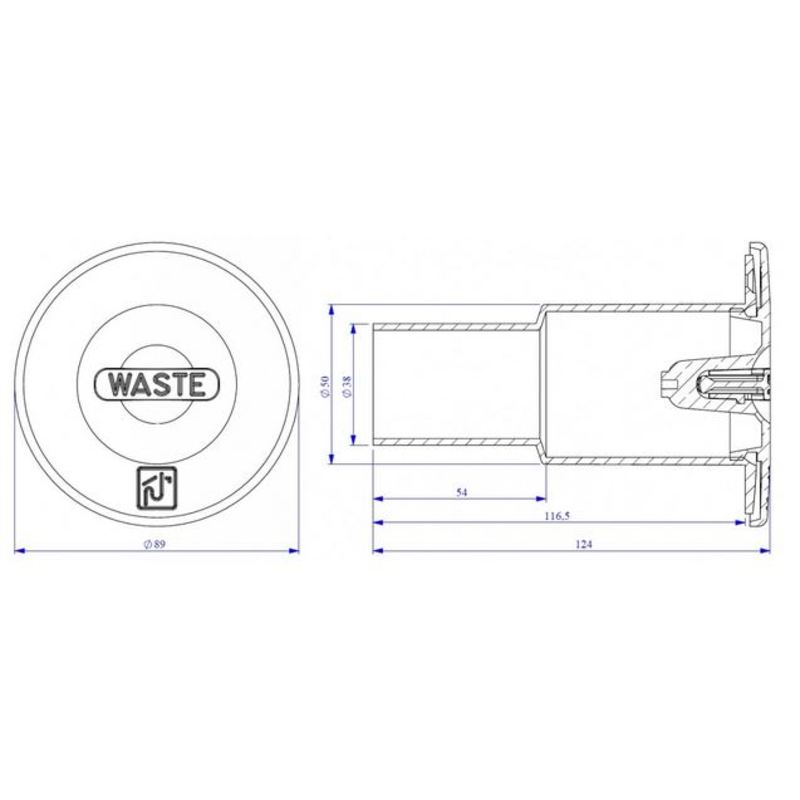 Plastimo nable eaux noires iso 8099 d38