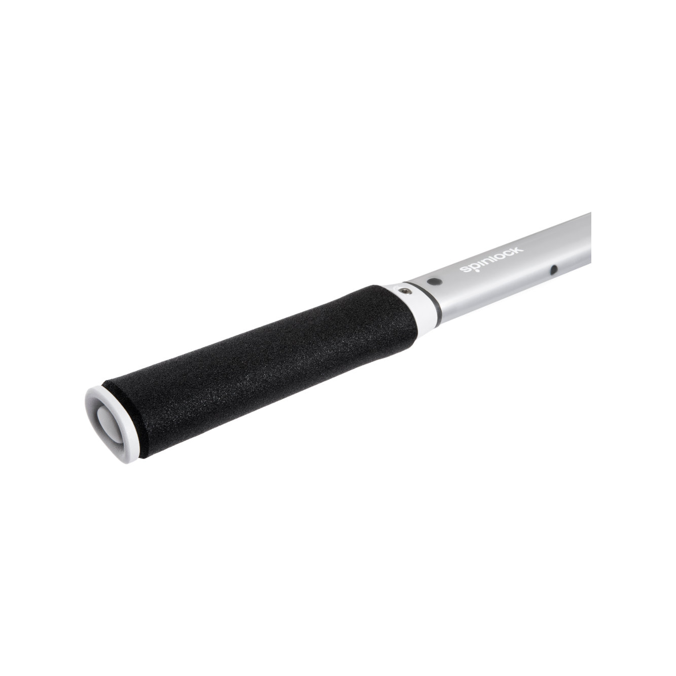 Spinlock EJ stick télescopique à extrémité droite, argent
