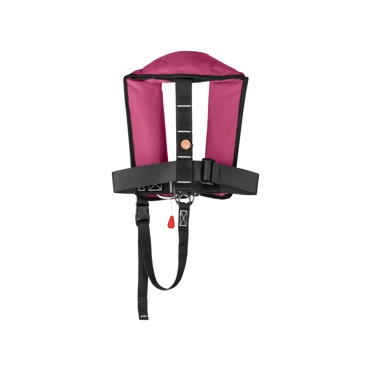 12skipper gilet de sauvetage automatique pour enfants 150N ISO avec harnais - rose