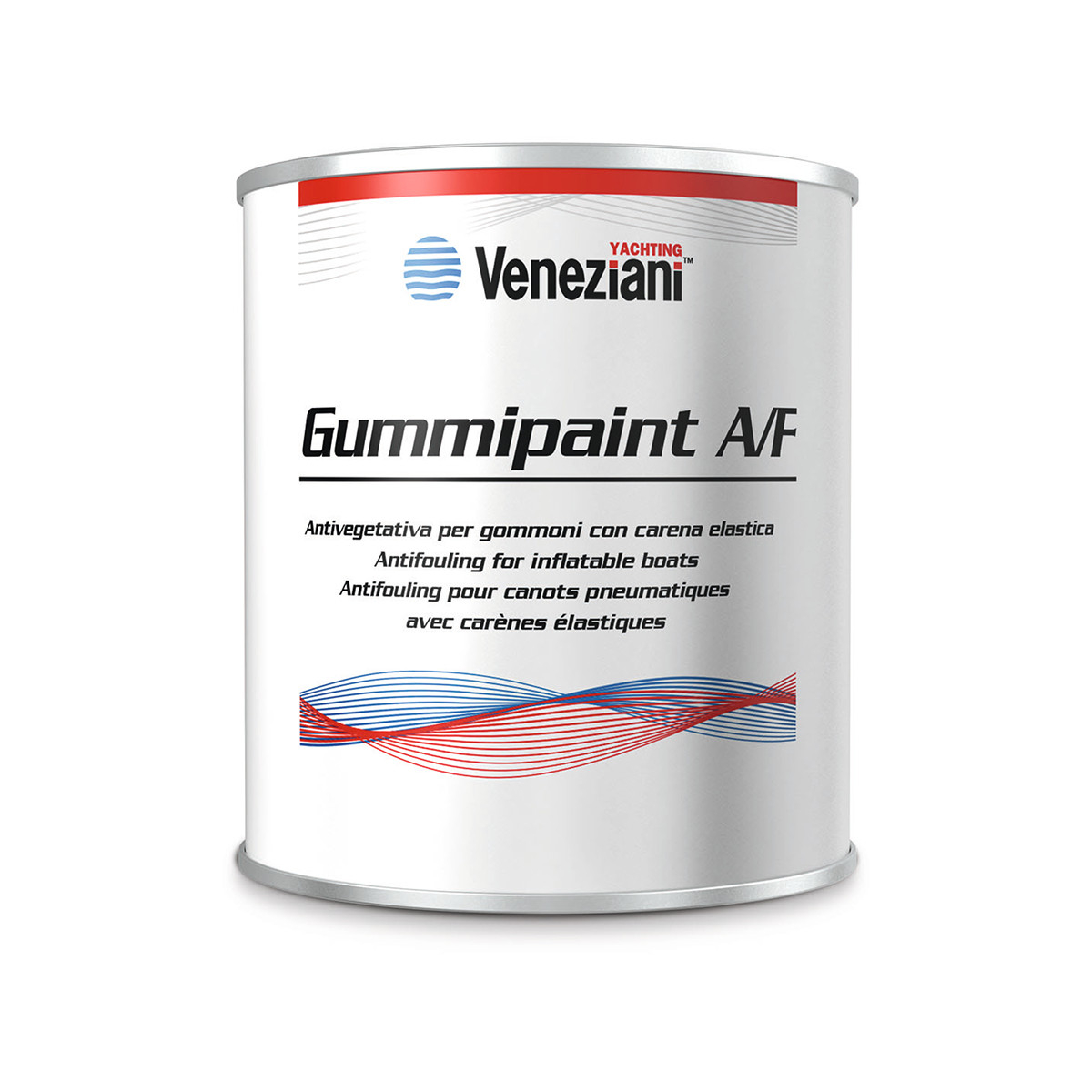 Veneziani Gummipaint antifouling pour bateaux pneumatiques - blanc, 500ml