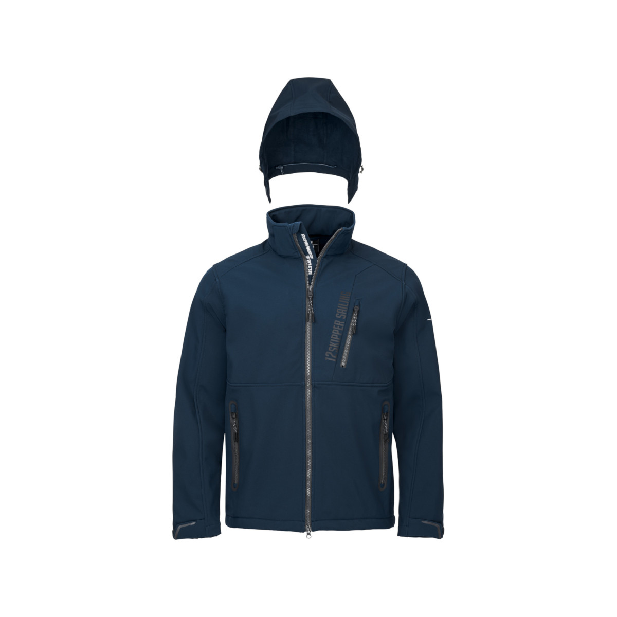 12skipper Amundsen veste softshell unisexe - bleu marine, taille L