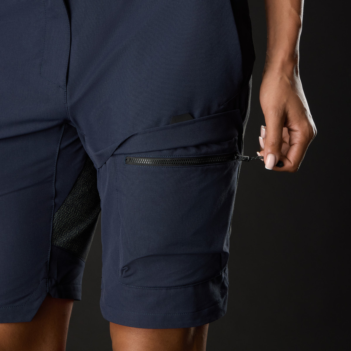 Musto Evolution Performance Strech short de voile femme bleu marine, taille 10