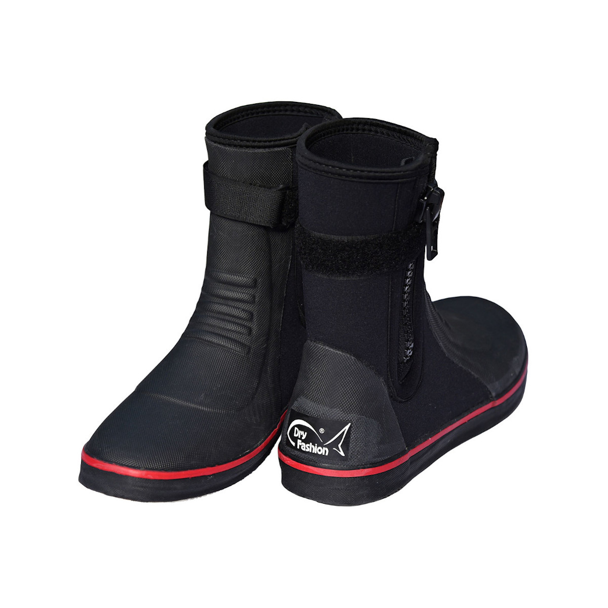 Dry Fashion Pro bottes néoprène unisexes noir-rouge, taille 40/41