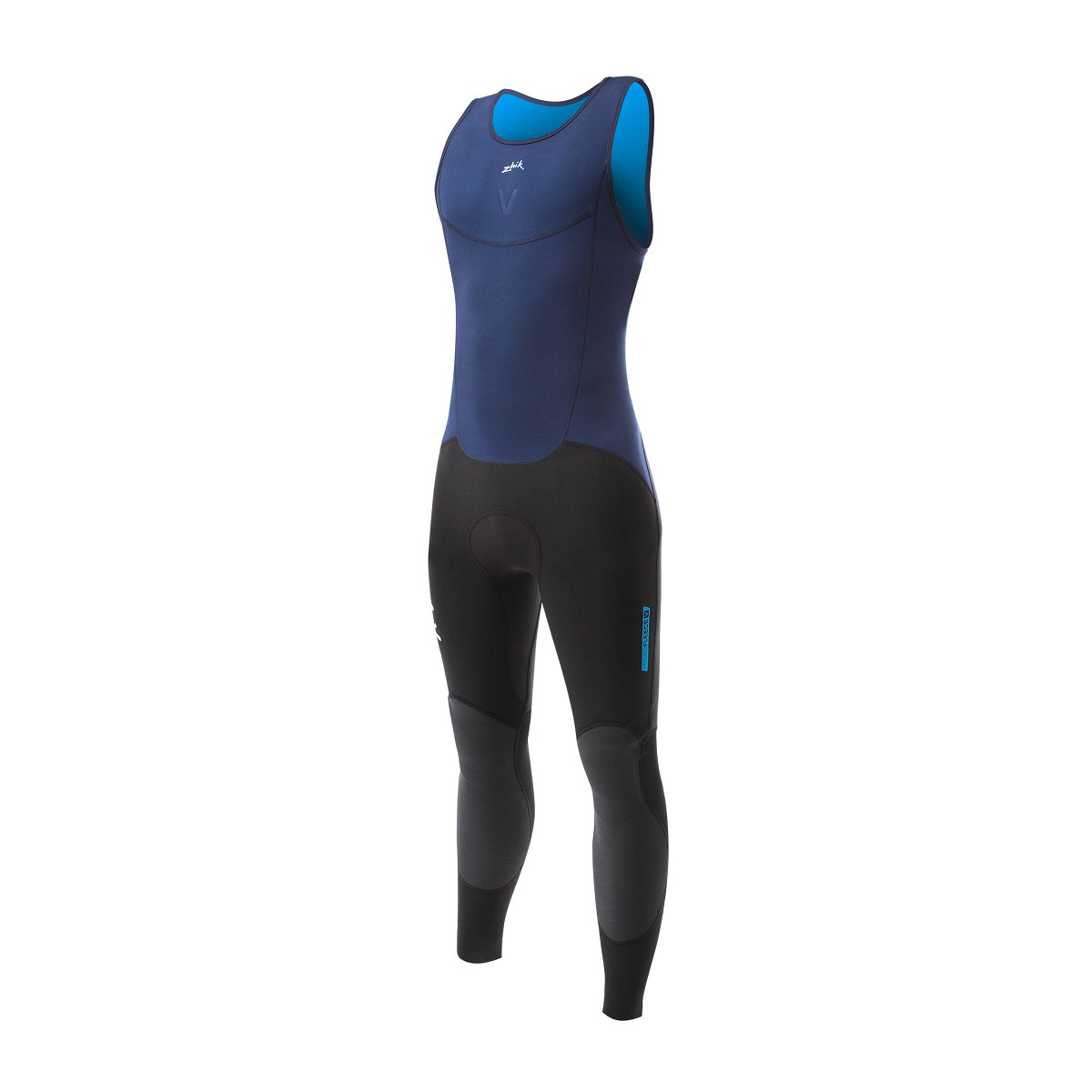 PROMO : Zhik Microfleece V Long John combinaison de skiff néoprène homme bleu marine-gris foncé, taille S