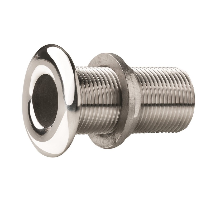 Vetus passe-coque inox bords arrondis poli ø51mm