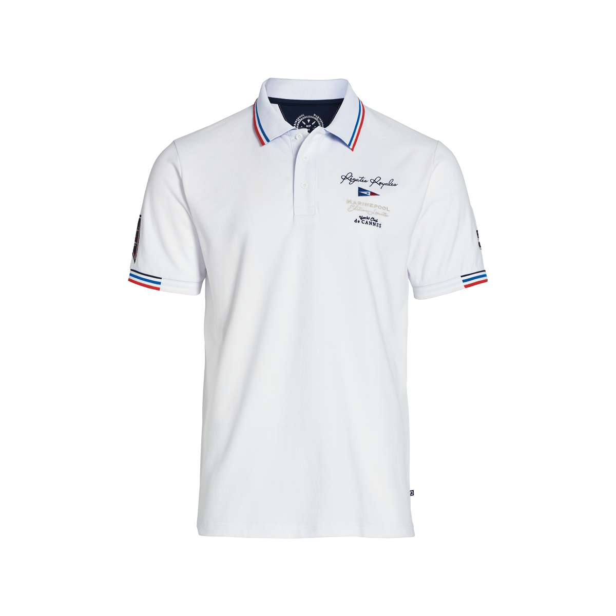 Marinepool Andre RR polo homme blanc, taille S
