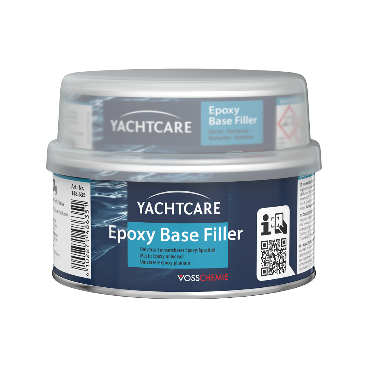 Yachtcare Epoxy Base Filller mastic gris clair - 500g