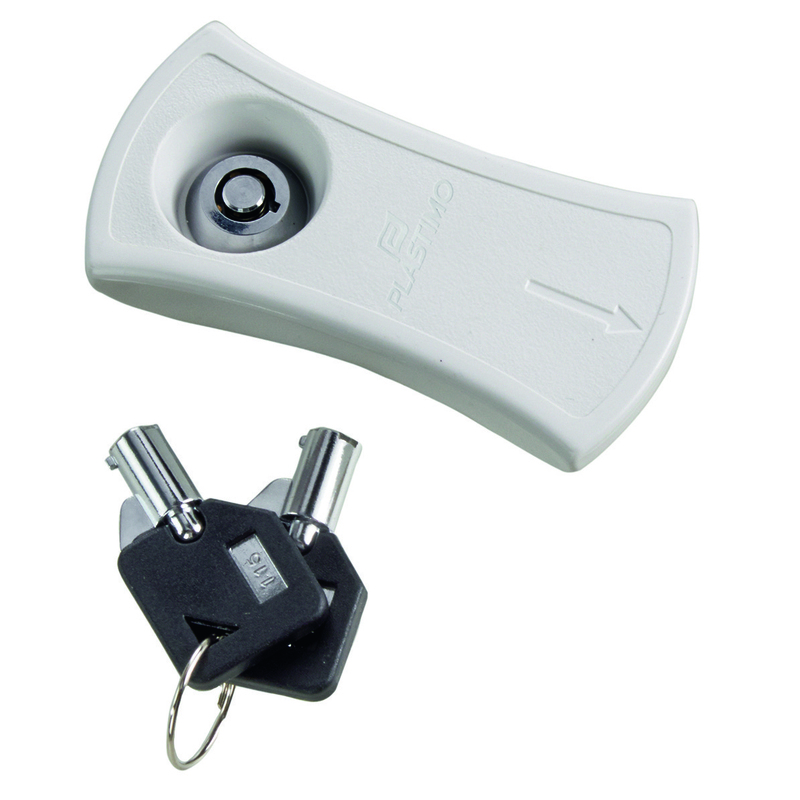 Plastimo kit serrure blanc trappe d'acces