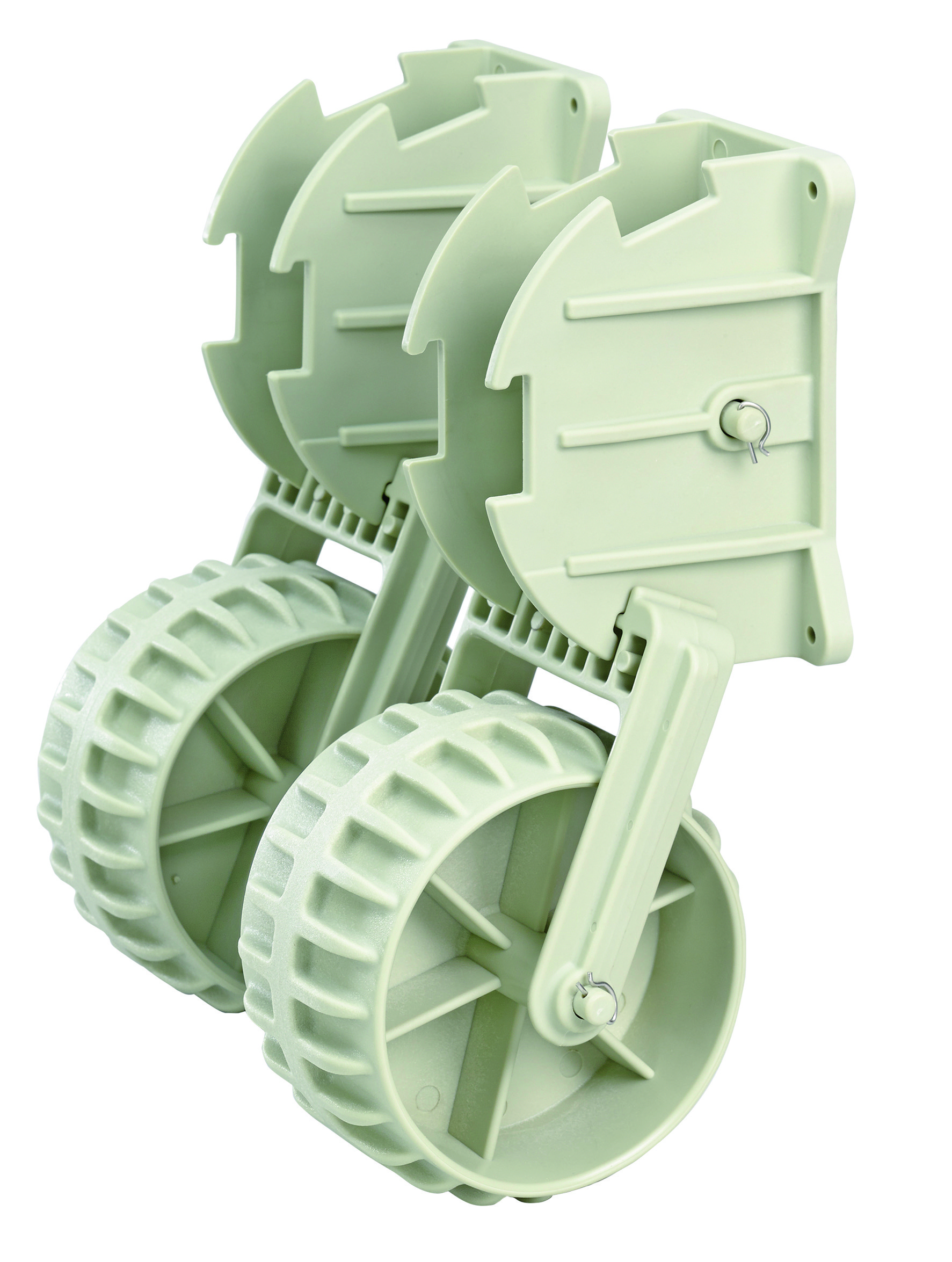 Plastimo roues escamotables pour annexe (x2)