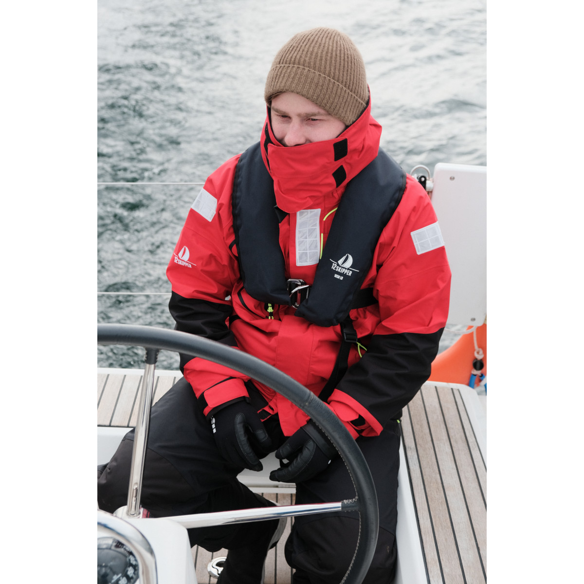 12skipper Magellan veste de quart hauturière, unisexe - rouge, taille XS