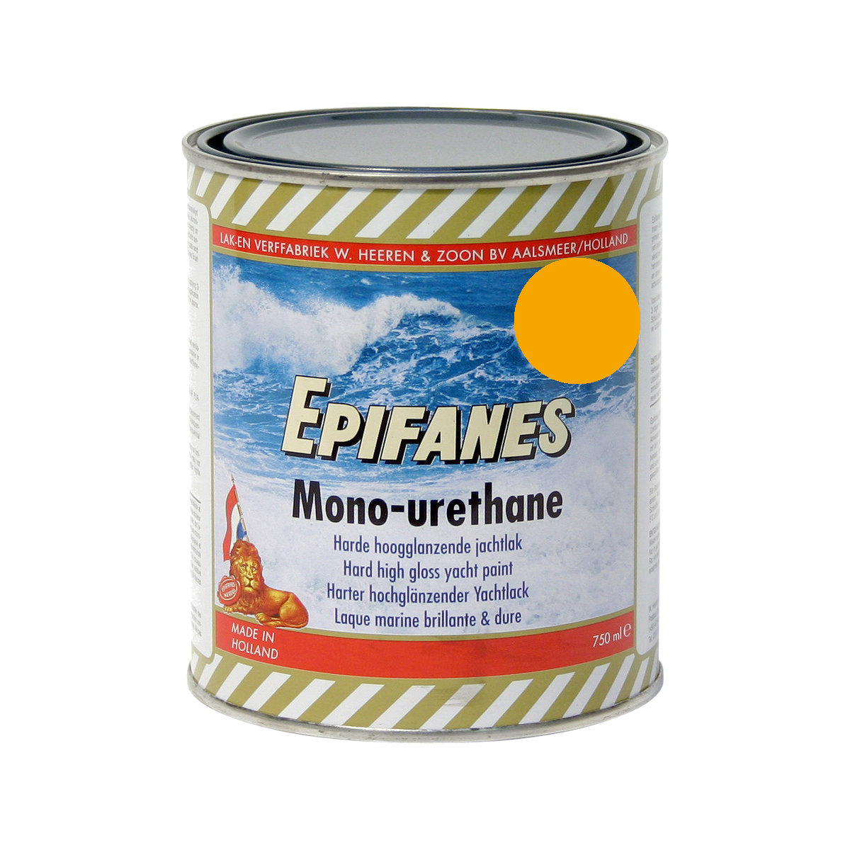 Epifanes peinture pour bateaux mono uréthane - jaune 3137, 750ml
