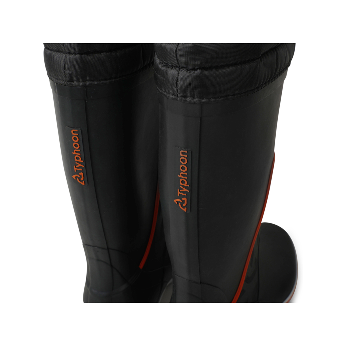 Typhoon Essential Sailing Boot Bottes de voile unisexes noir/orange, taille UK 9 / EU 43