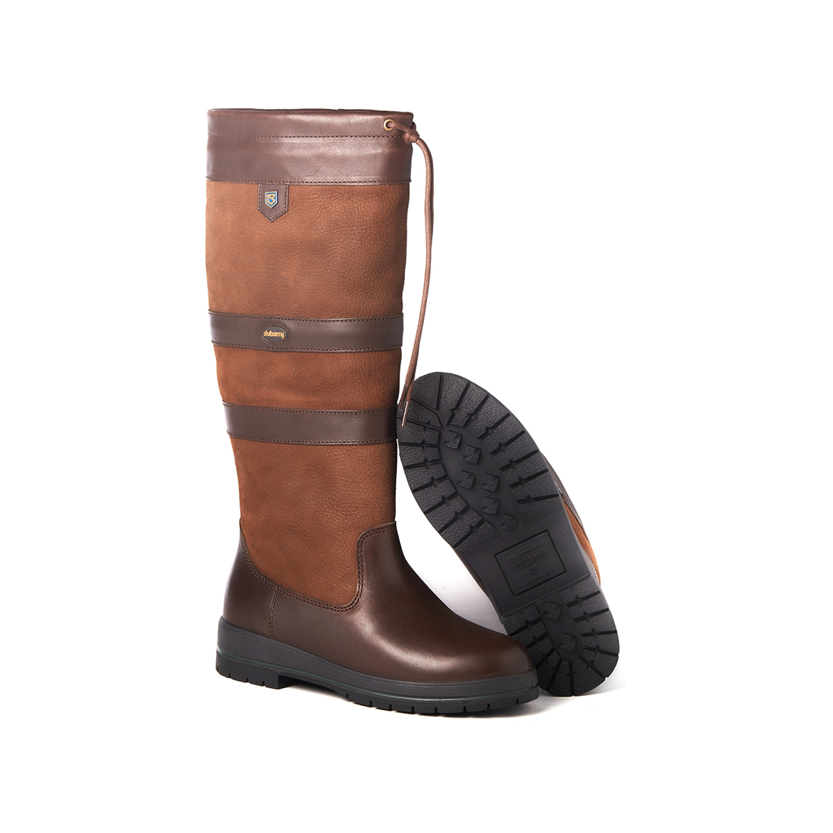Dubarry Galway ExtraFit Country Boots bottes en cuir Gore-Tex unisexe walnut-brun, taille 43
