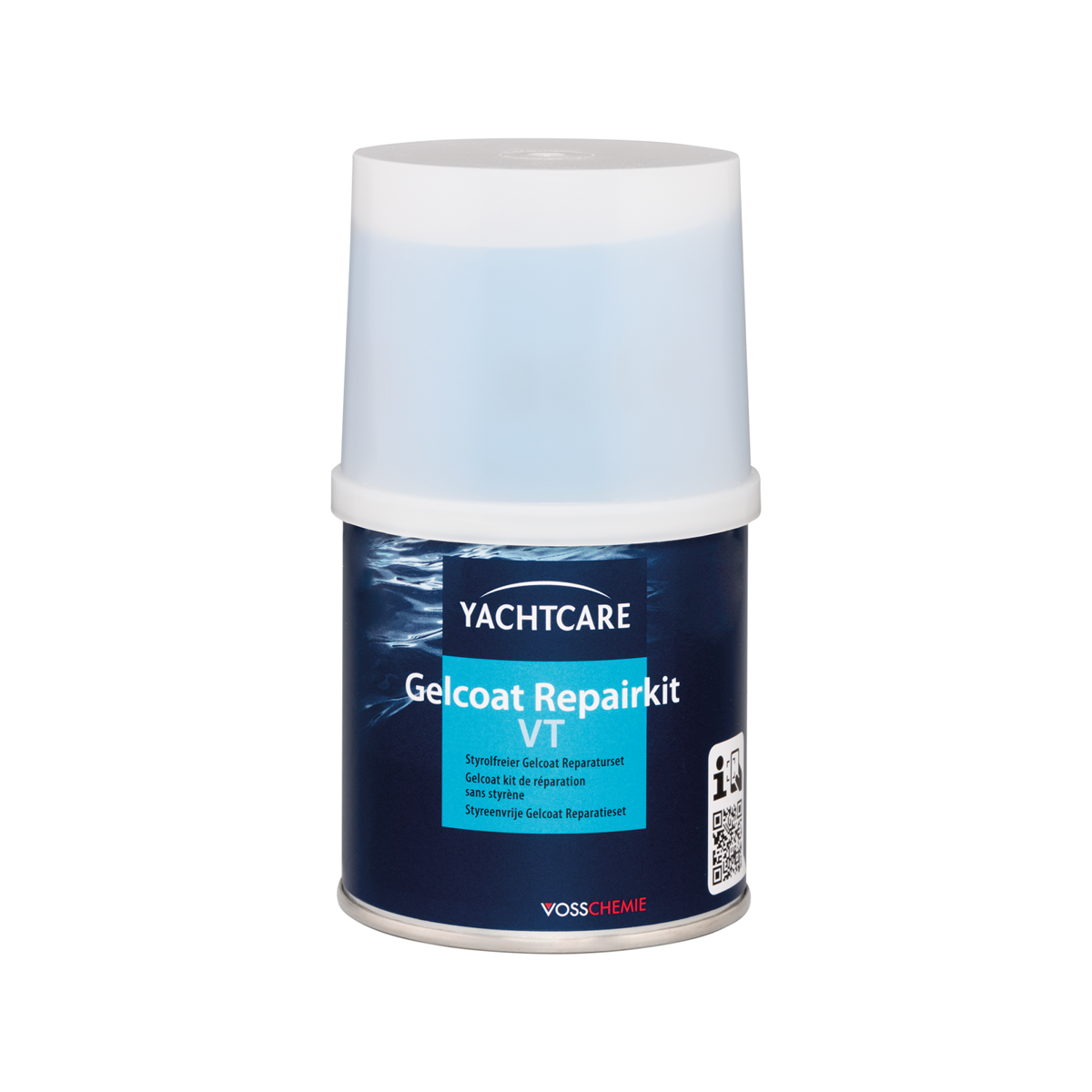 Yachtcare Gelcoat Repair Kit VT kit de réparation sans styrène RAL 9001 blanc crème