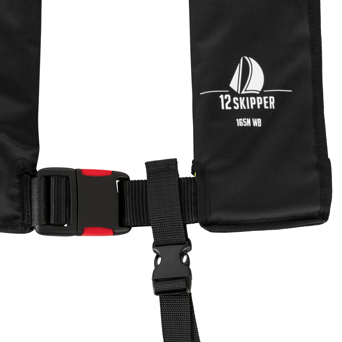 Lot de 2 : 12skipper gilet de sauvetage automatique 165N ISO - noir