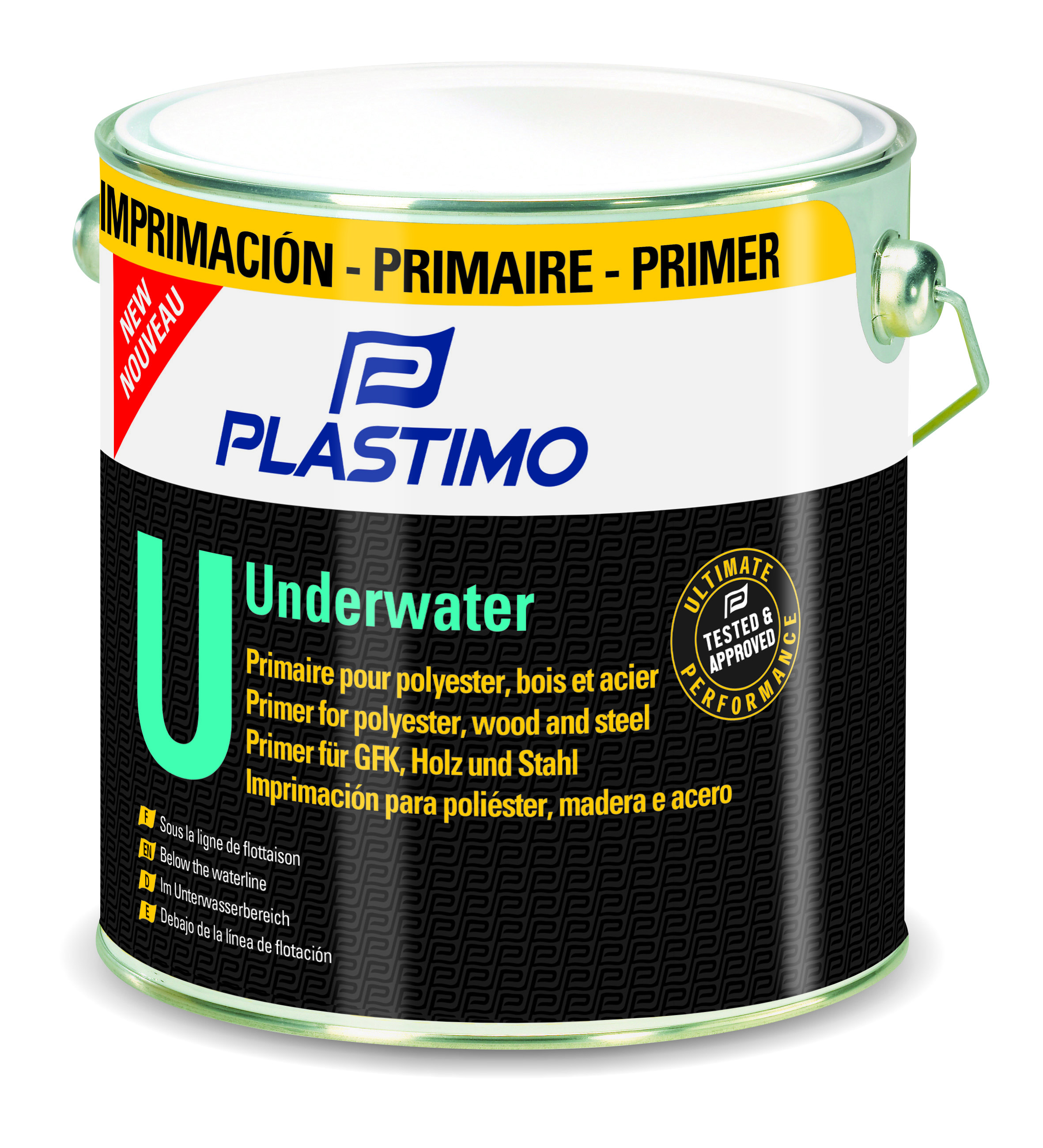 Plastimo primaire anti-rouille brun rouge