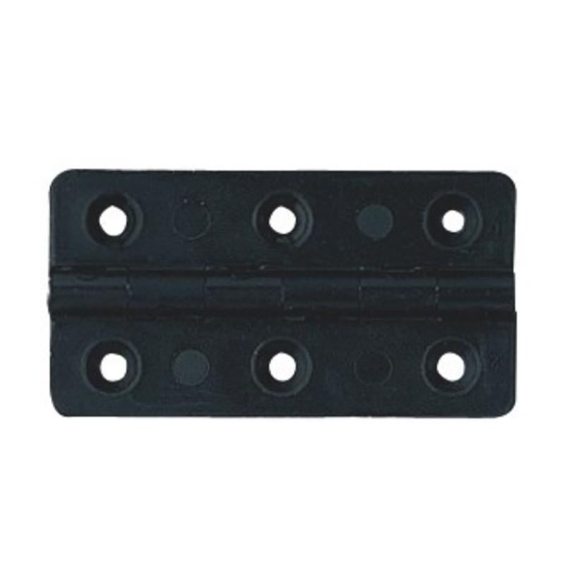 Plastimo charnieres plastiq s/axe noir 40x40 (x2)