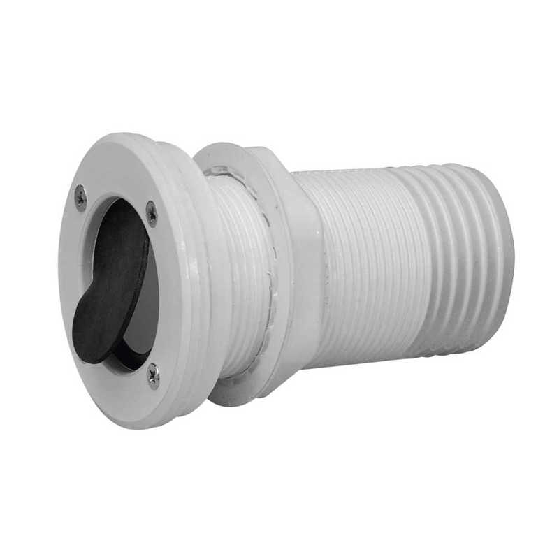Plastimo passe coque a dalot plast blc 1"1/2