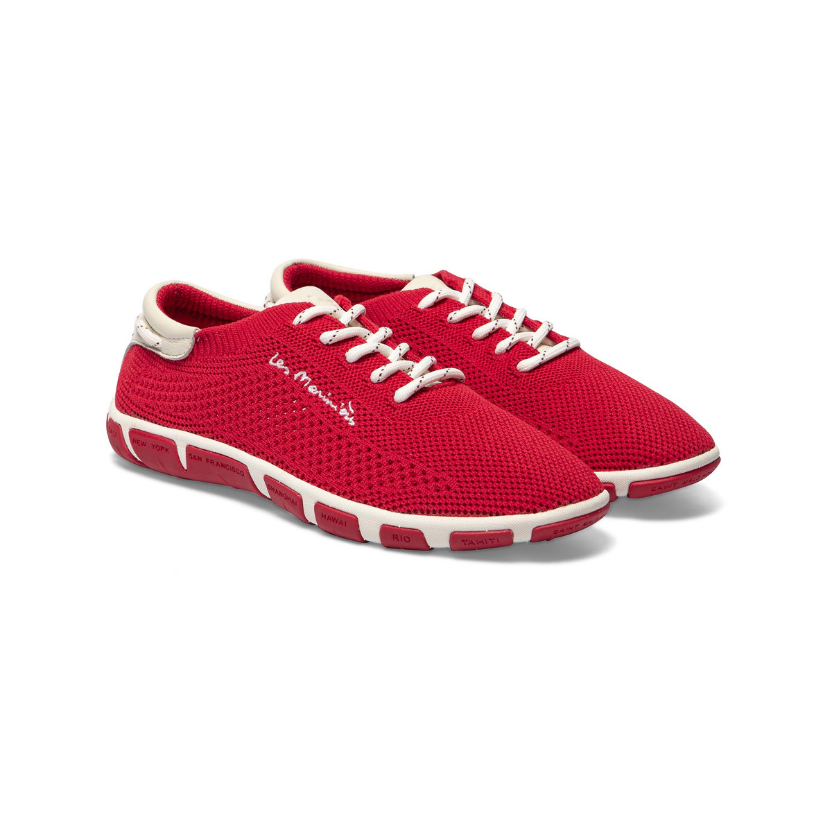 TBS Jazaria chaussure bateau, femme - rouge, pointure 36