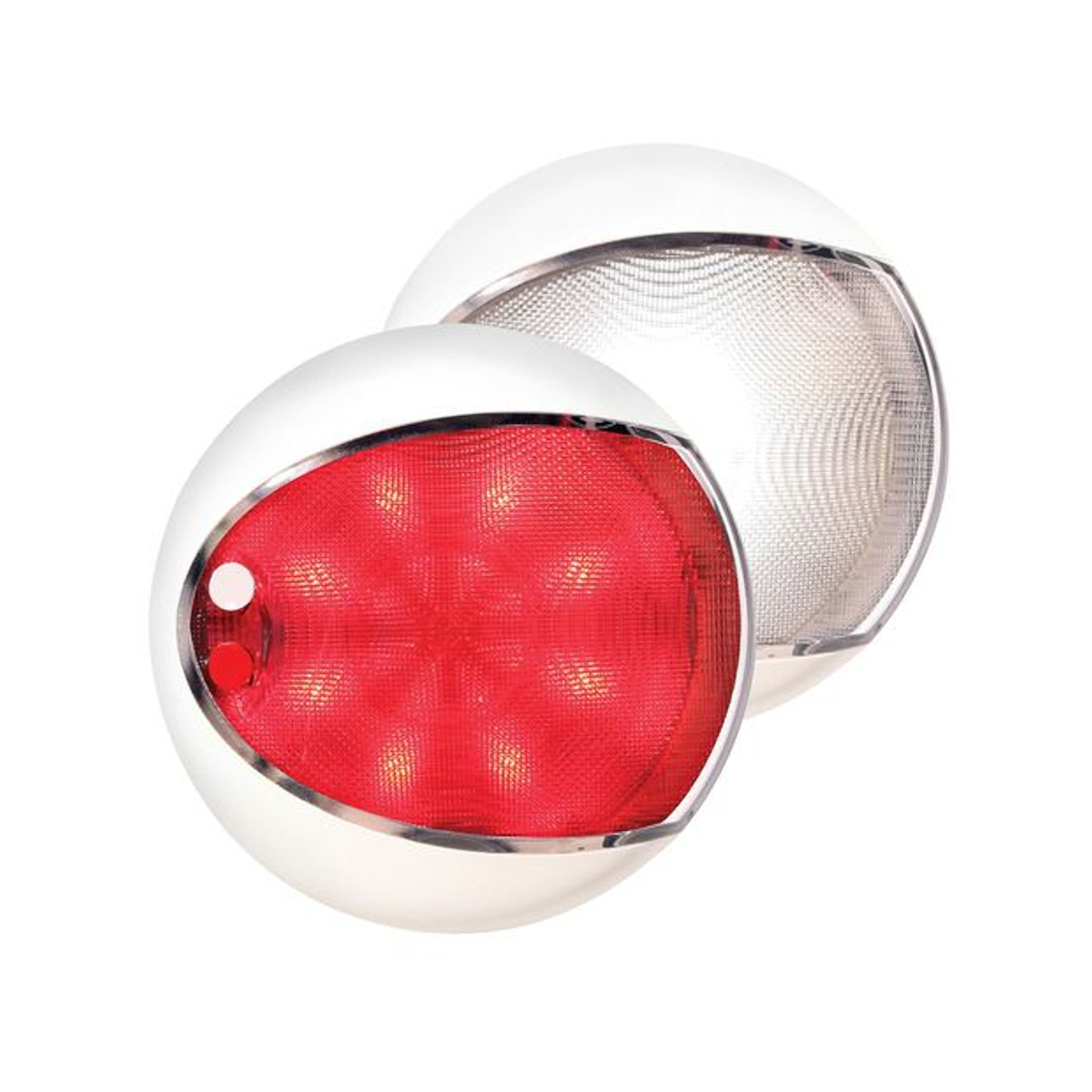 Hella EuroLED 130 LED lumière de plafond blanc/rouge, blanc