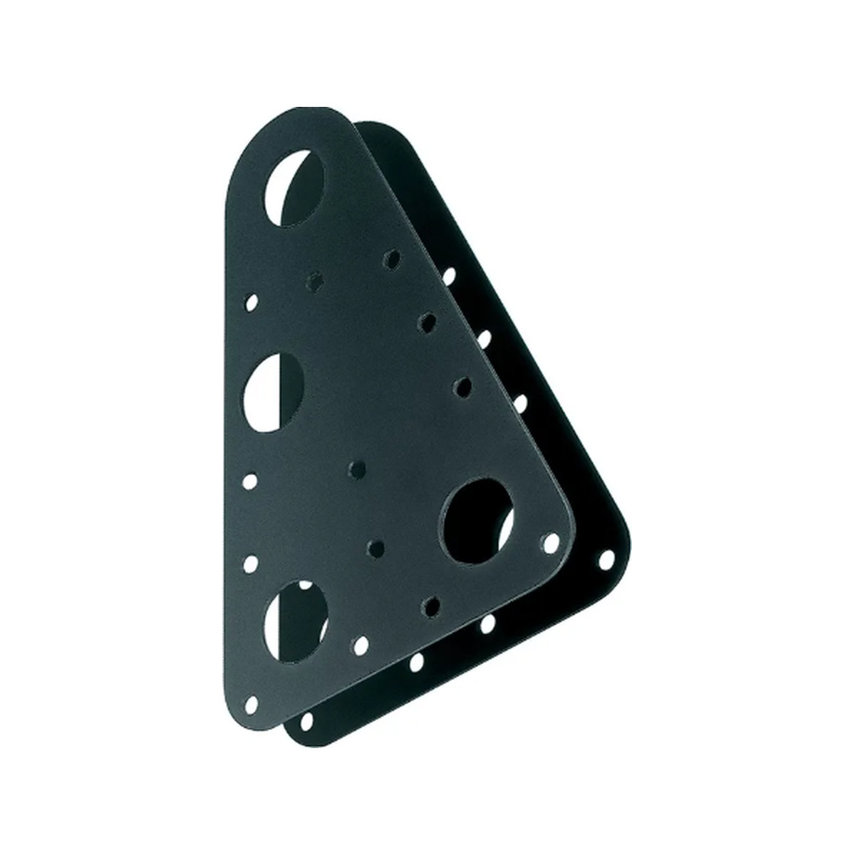 Ronstan plaque de têtière, 190mm x 120mm (paire)