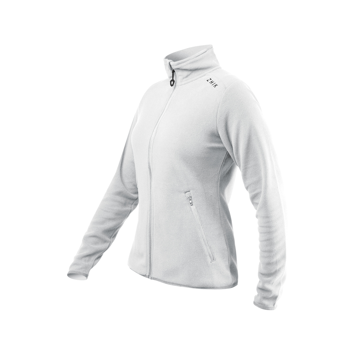 PROMO : Veste polaire Zhik Full Zip Polartec femme gris clair, taille XL
