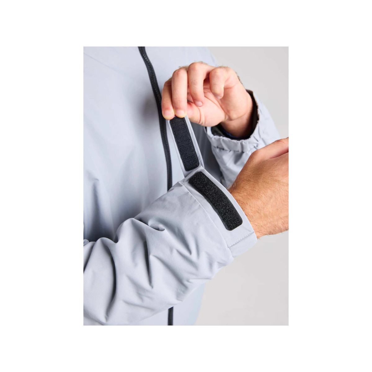 SLAM Sailing Warm Jacket veste de voile pour homme argentée, taille M