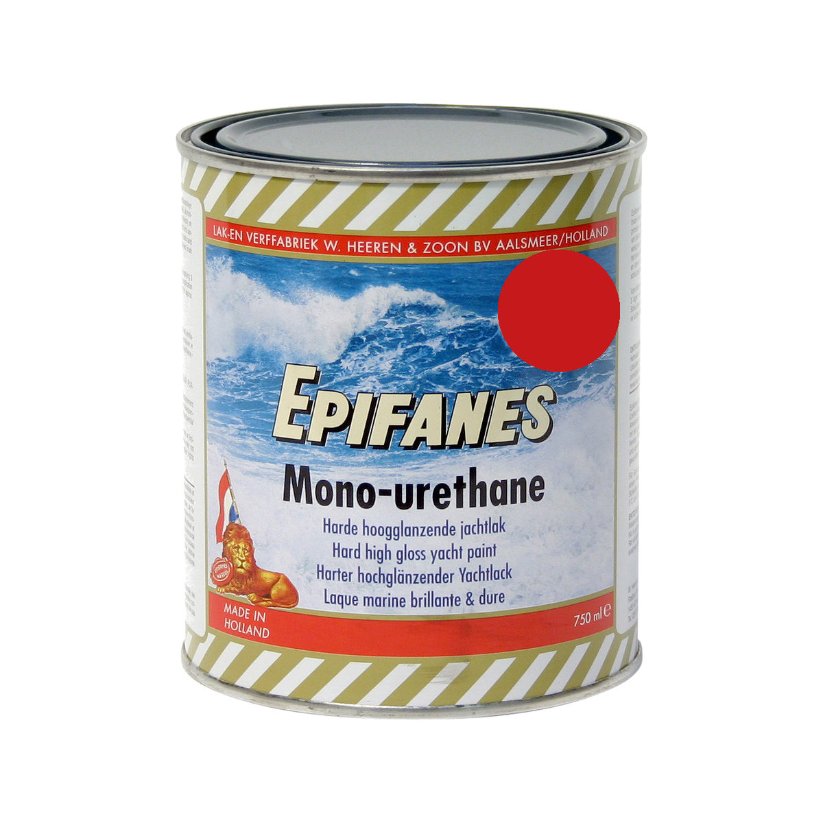 Epifanes peinture pour bateaux mono uréthane - rouge 3116, 750ml