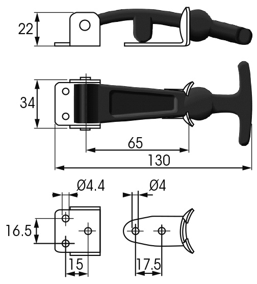 Plastimo Stop Porthole, Stop Doors