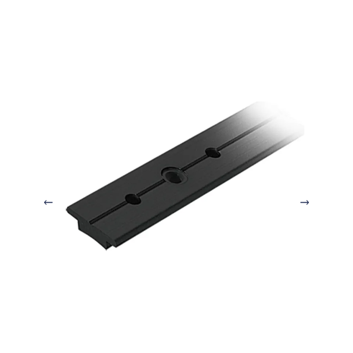 Ronstan S25 rail en T noir 1,0m, Racing rail, entraxe des trous 25mm