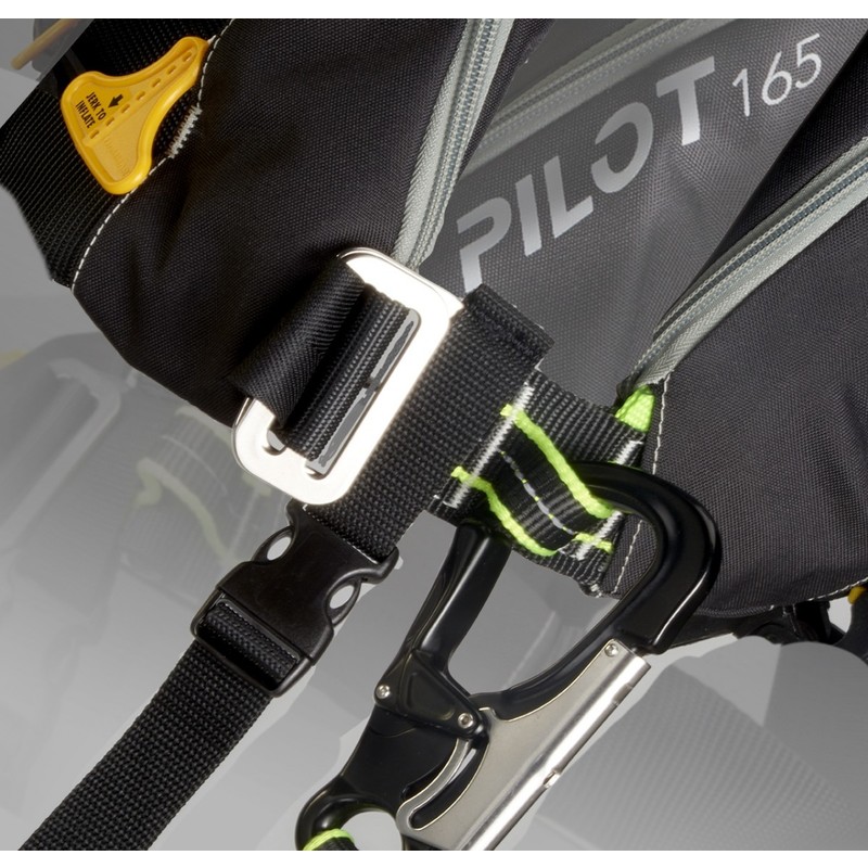 Plastimo gilet gf pilot 165 zip manu+harn rge