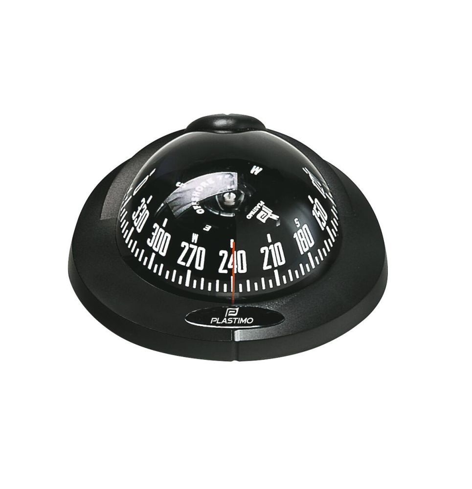 Plastimo compas off75 tabl.bord noir z/c