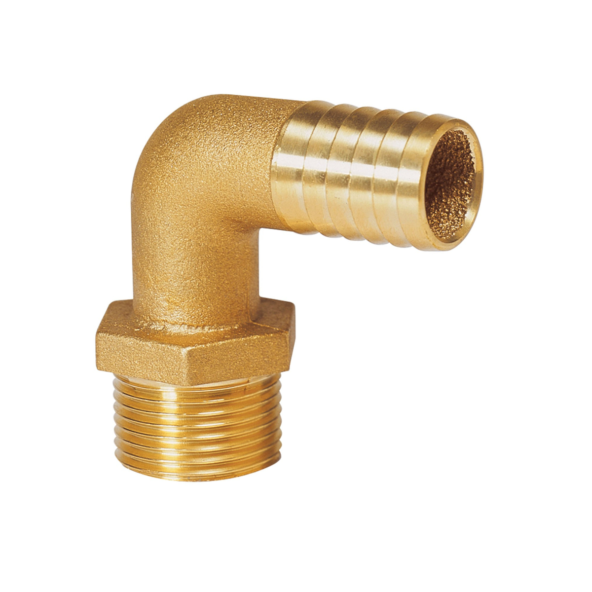 Vetus raccord annelé, laiton, coude à 90°, g1/2 - 13mm