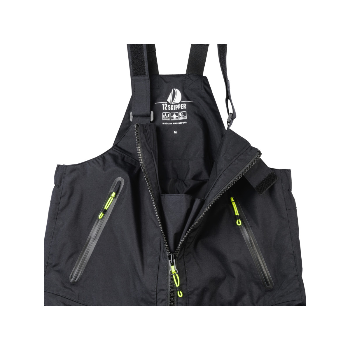 12skipper Magellan salopette de quart hauturière, unisexe - noir, taille XS