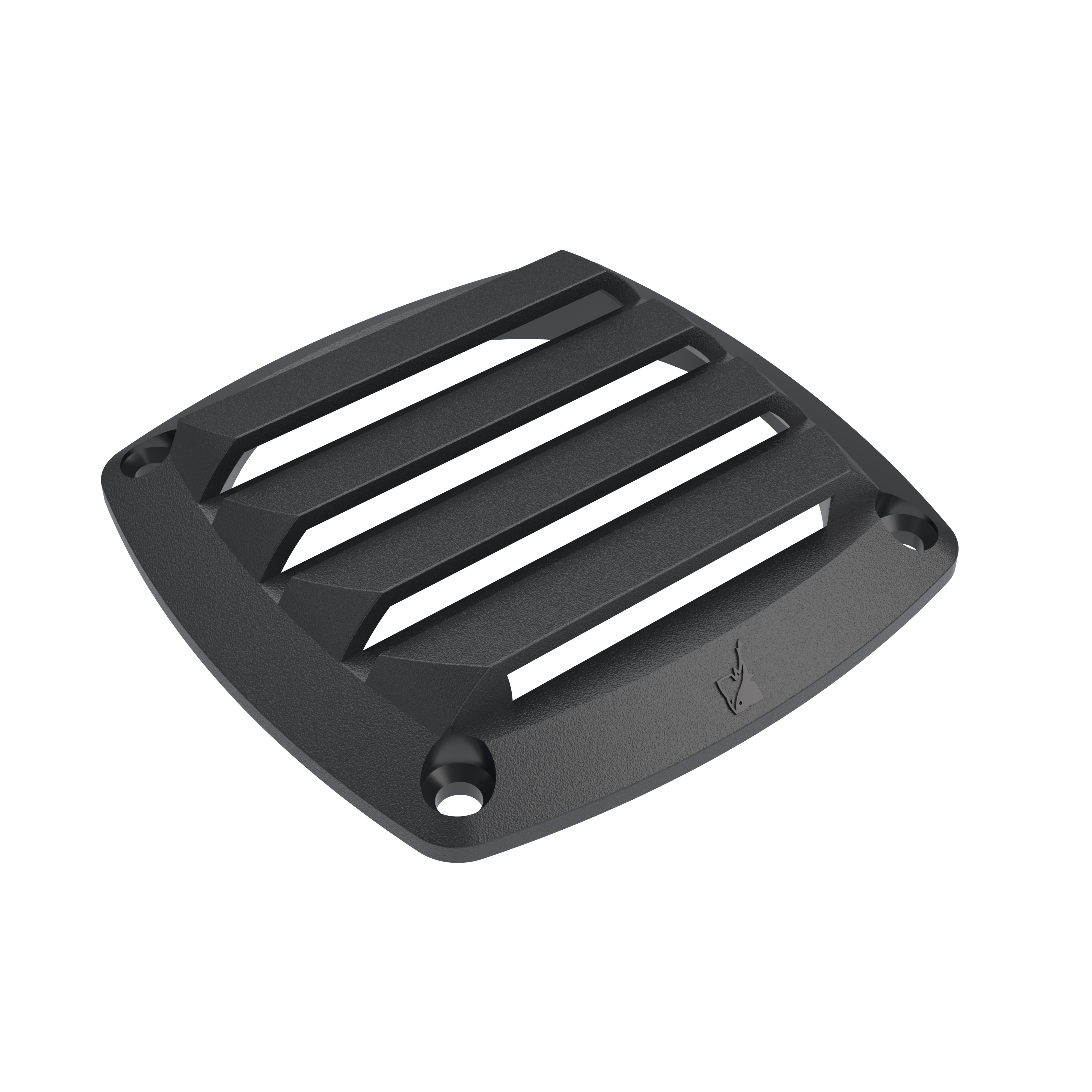 Plastimo grille ventilat. nylon noir 84x84mm