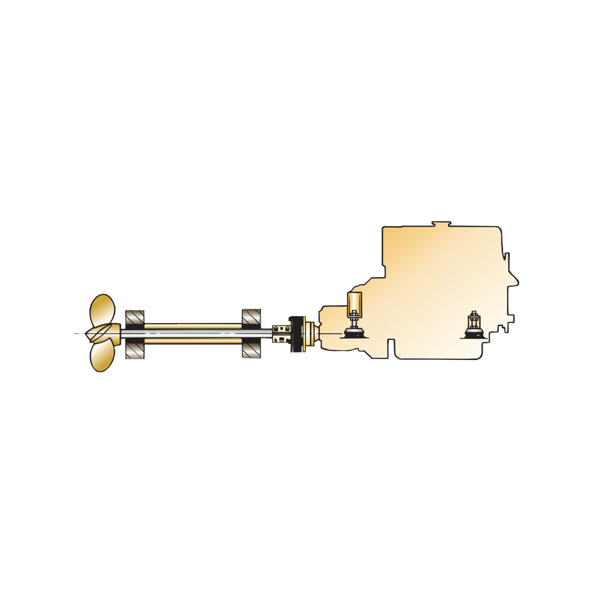 Vetus accouplement bullflex 4 - arbre ø30 mm