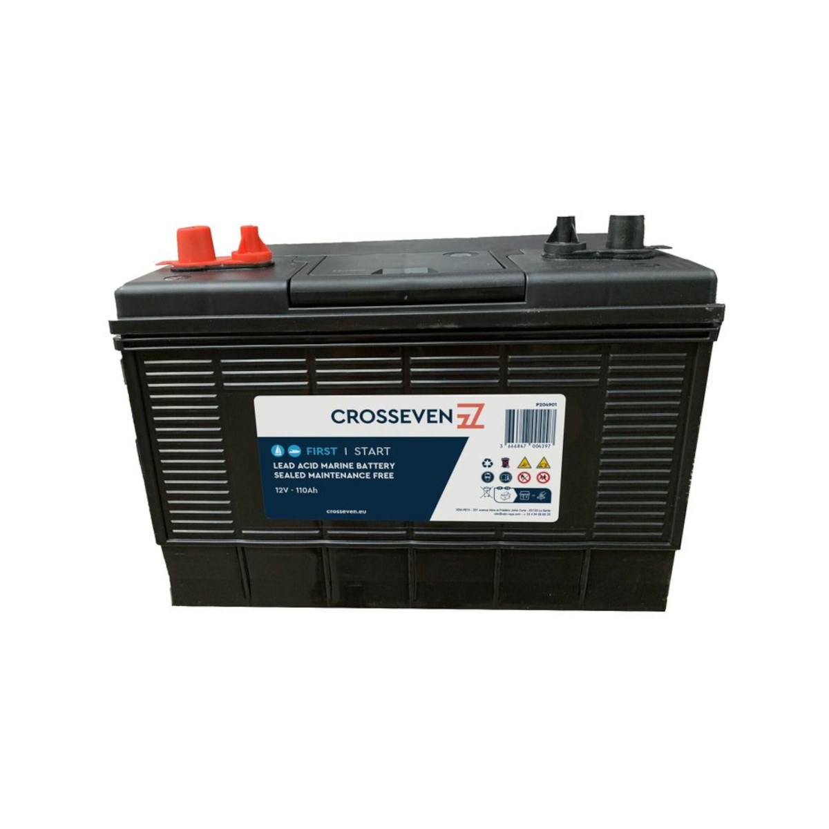 Crosseven Battery First 110Ah Batterie (Double borne)
