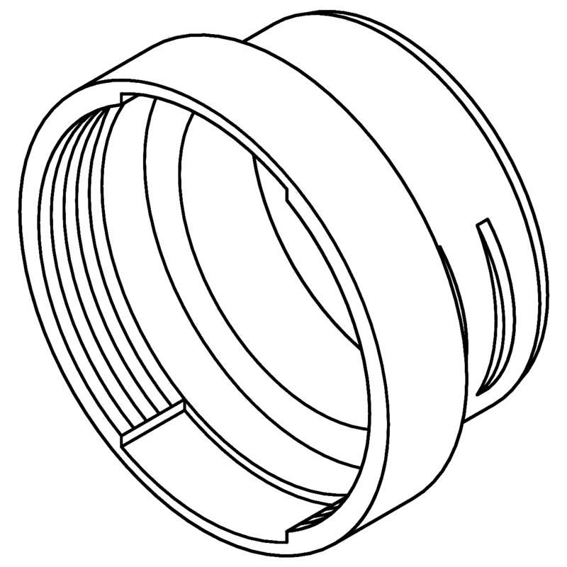 Webasto Réducteur Adaptateur 90/60, plastique