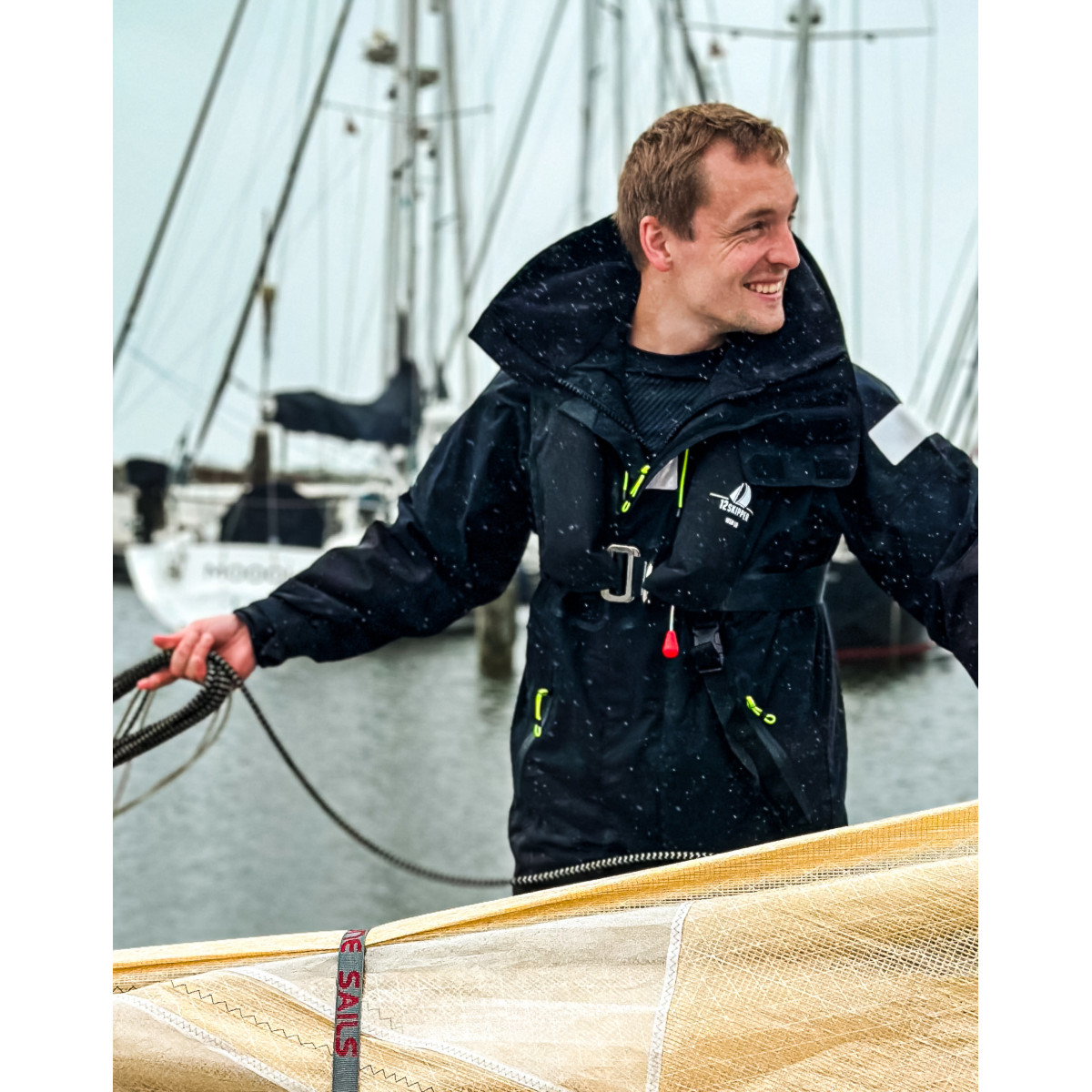 DEAL: 12skipper Magellan Offshore Set Unisex - Veste navy XXL, pantalon navy XL