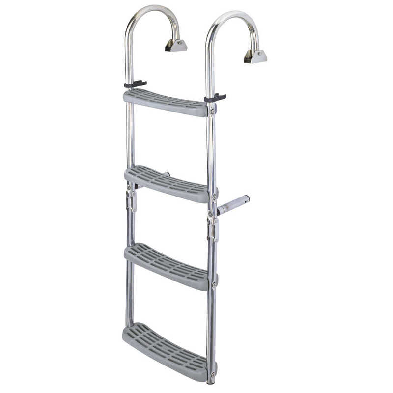 Plastimo echelle inx pliant 180d,3+3 ech gris crb