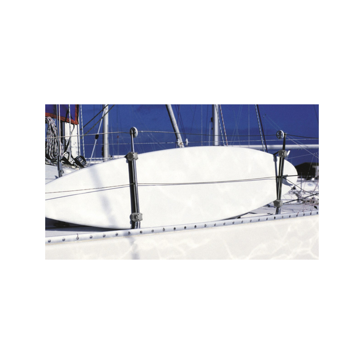Plastimo support gris fonce/plaq.+sangles