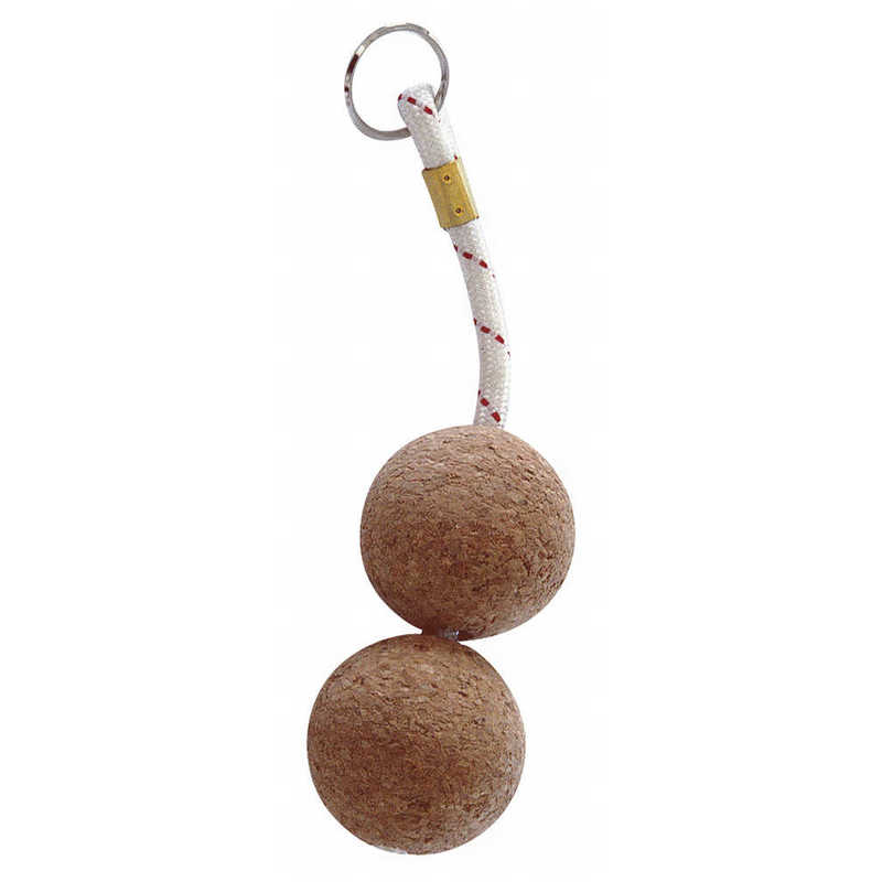 Plastimo porte cles 2 boules liege (10x)