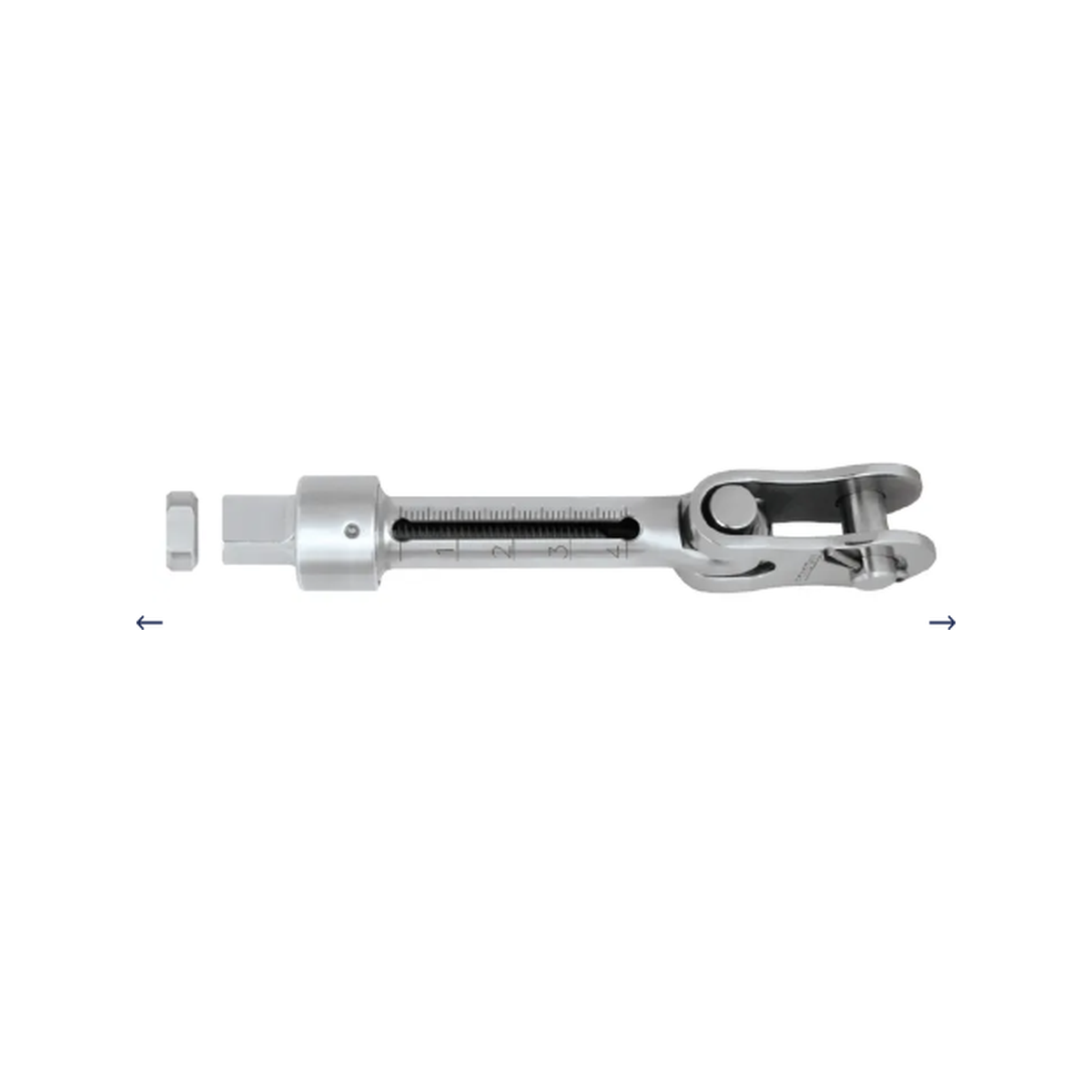 Ronstan Turnbuckle Body - Befestigung Kalibriert, Sicherungsmutter