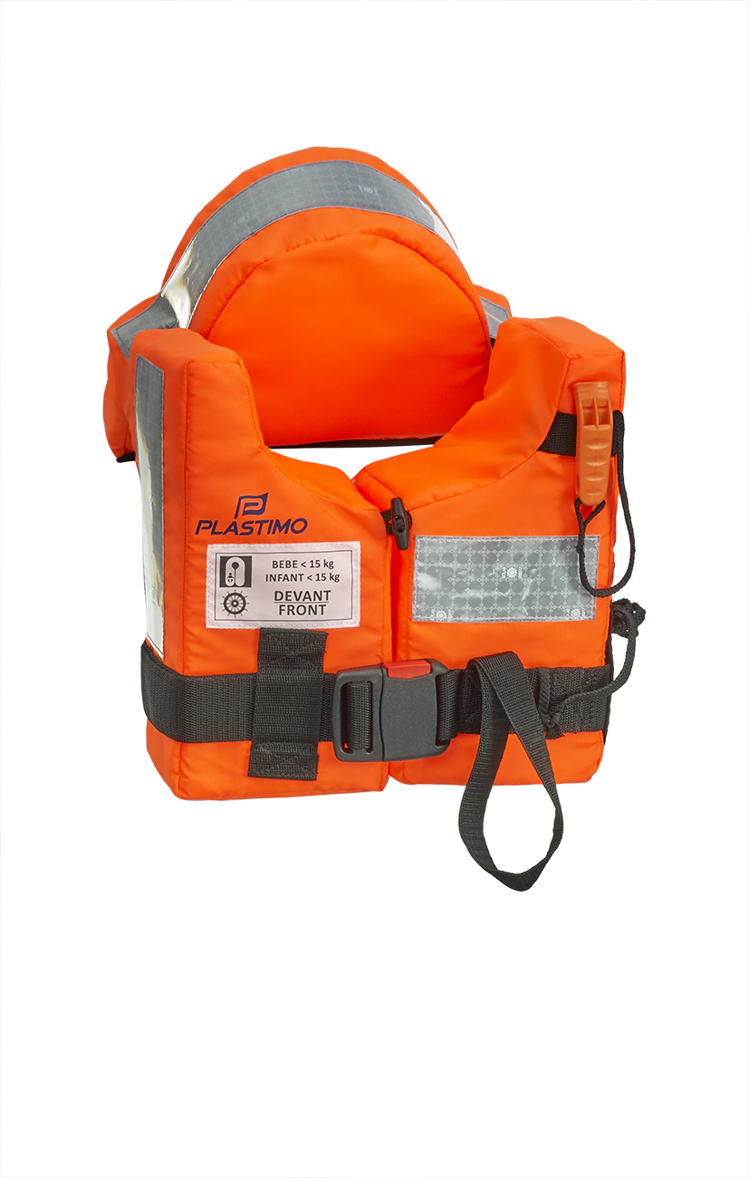 Gilet De Sauvetage Gonflable Auto 150N - Inflation Automatique - Taille Unique Orange - Jusqu'à 130kg - 7